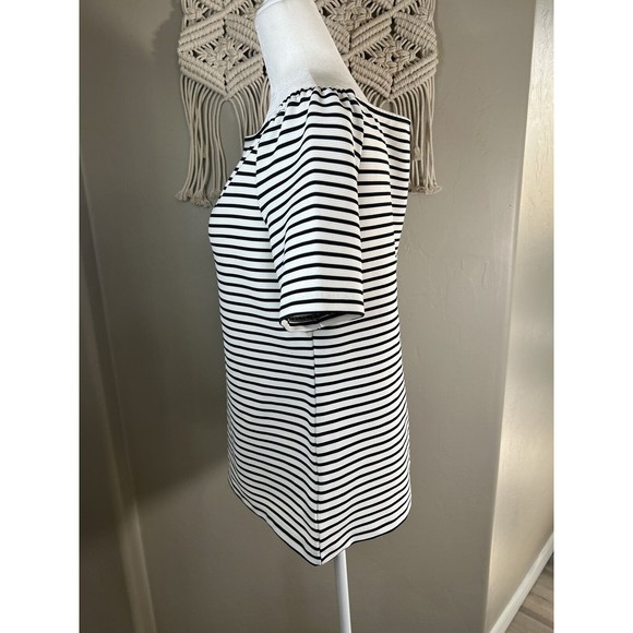 Halogen Black and White Striped Blouse EUC - Picture 4 of 15